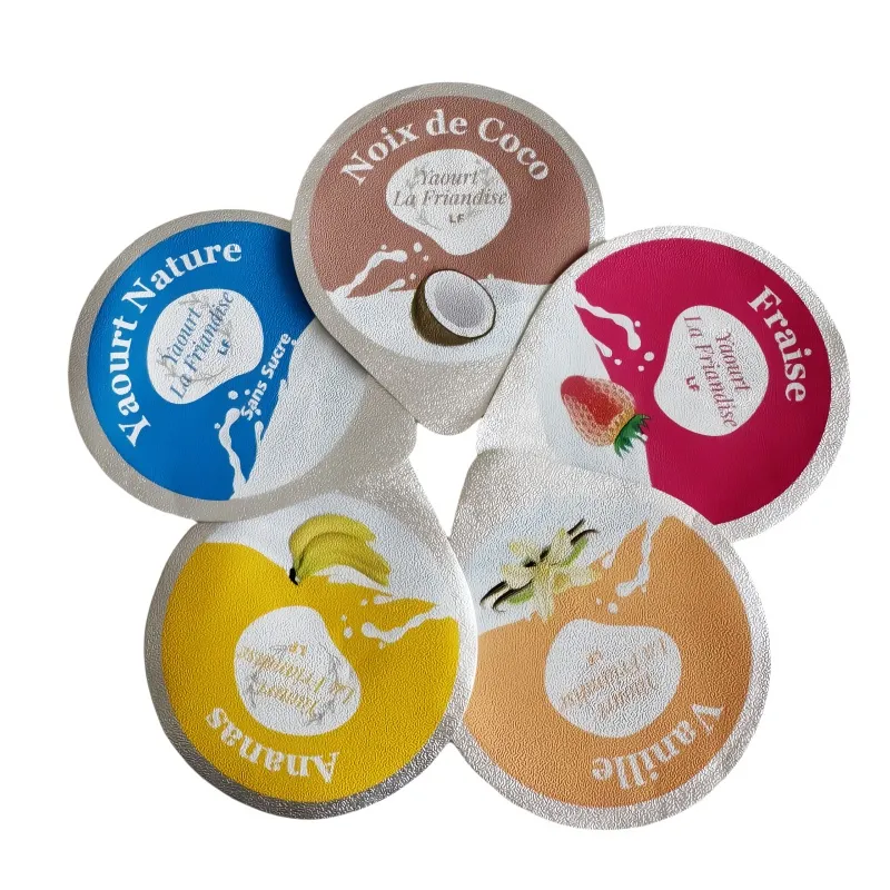 Multi-color Printed Aluminum Foil Lid